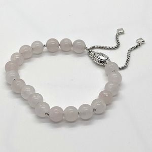 DAVID YURMAN  Rose Quartz Bead Bracelet